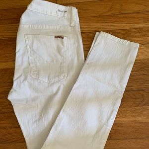 Hudson Jeans, white super skinny 29